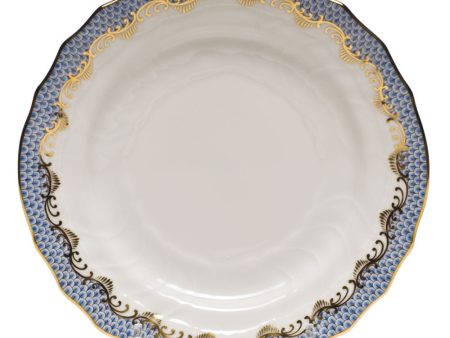 Fish Scale Bread & Butter Plate, Light Blue Cheap