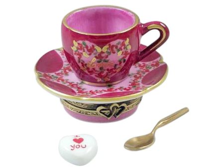 Valentine s Love Teacup Limoges Supply