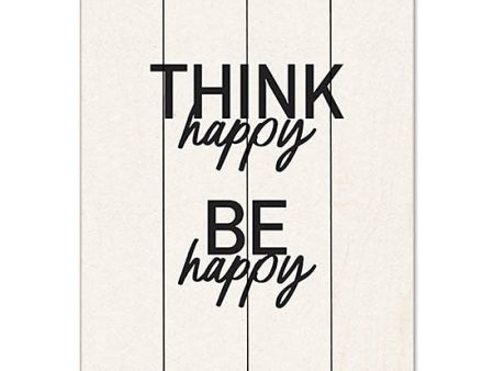 BRO257PAL - Think Happy - 12x16 Discount