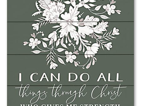 CIN3454PAL - I Can Do All Things - 12x12 Cheap